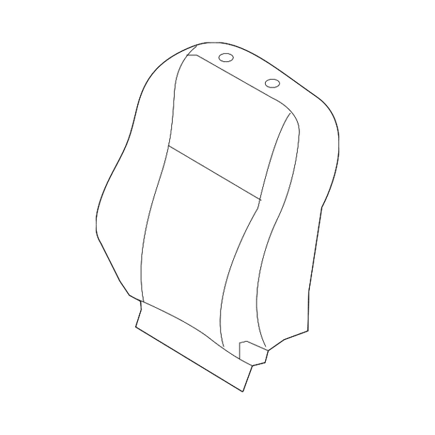 TOYOTA Genuine 71073-02Q90-E0 Seat Back Cover TOYOTA Genuine 71073-02Q90-E0 Seat Back Cover